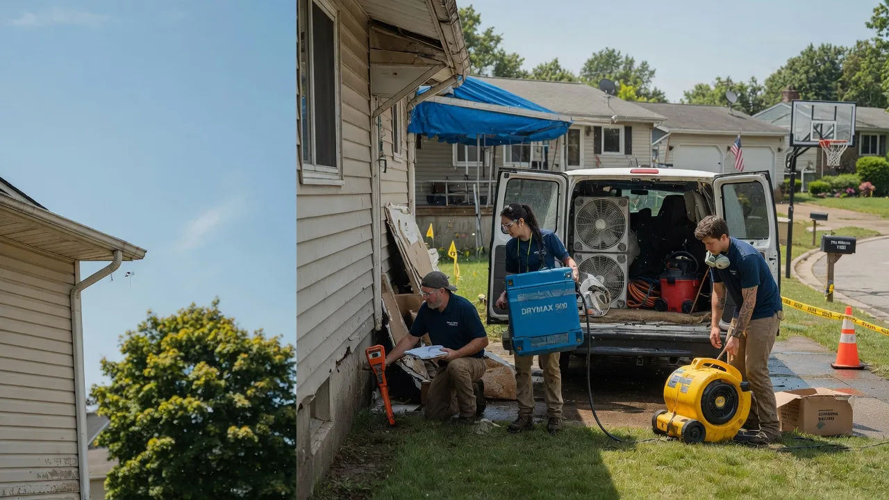 Ceiling Leak Cleanup in Hubbell, MI near me