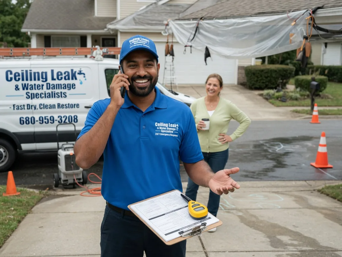 Ceiling Leak Cleanup Hubbell, MI FAQs