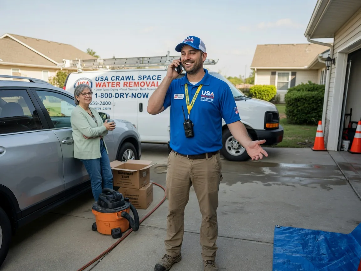Crawl Space Water Removal Hubbell, MI FAQs